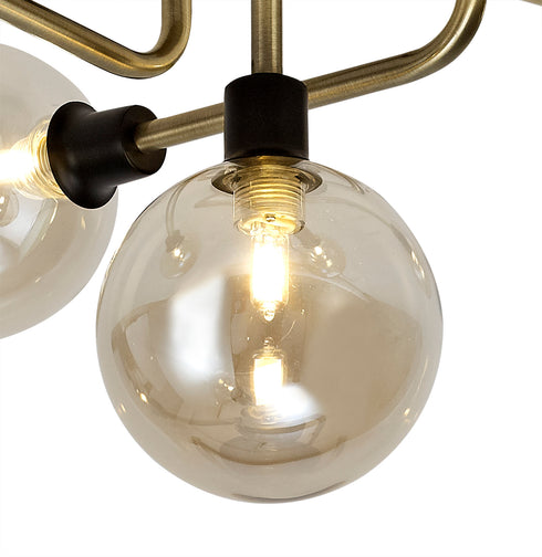 Delian Flush Ceiling 5 Light